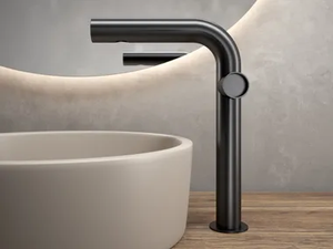 WATERTUBE - Countertop single handle stainless steel washbasin mixer _ Rubinetterie Treemme